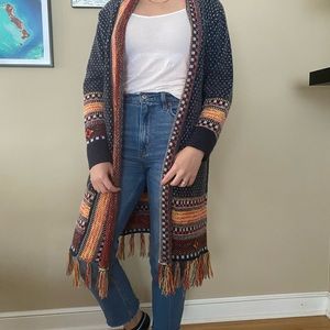 Fair Isle Cardigan Sweater